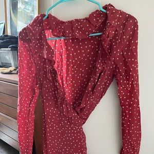 Realisation Par Alexandra Dress in red star